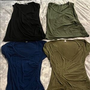 Nursing Tanks (2) & Tops (2) Medium